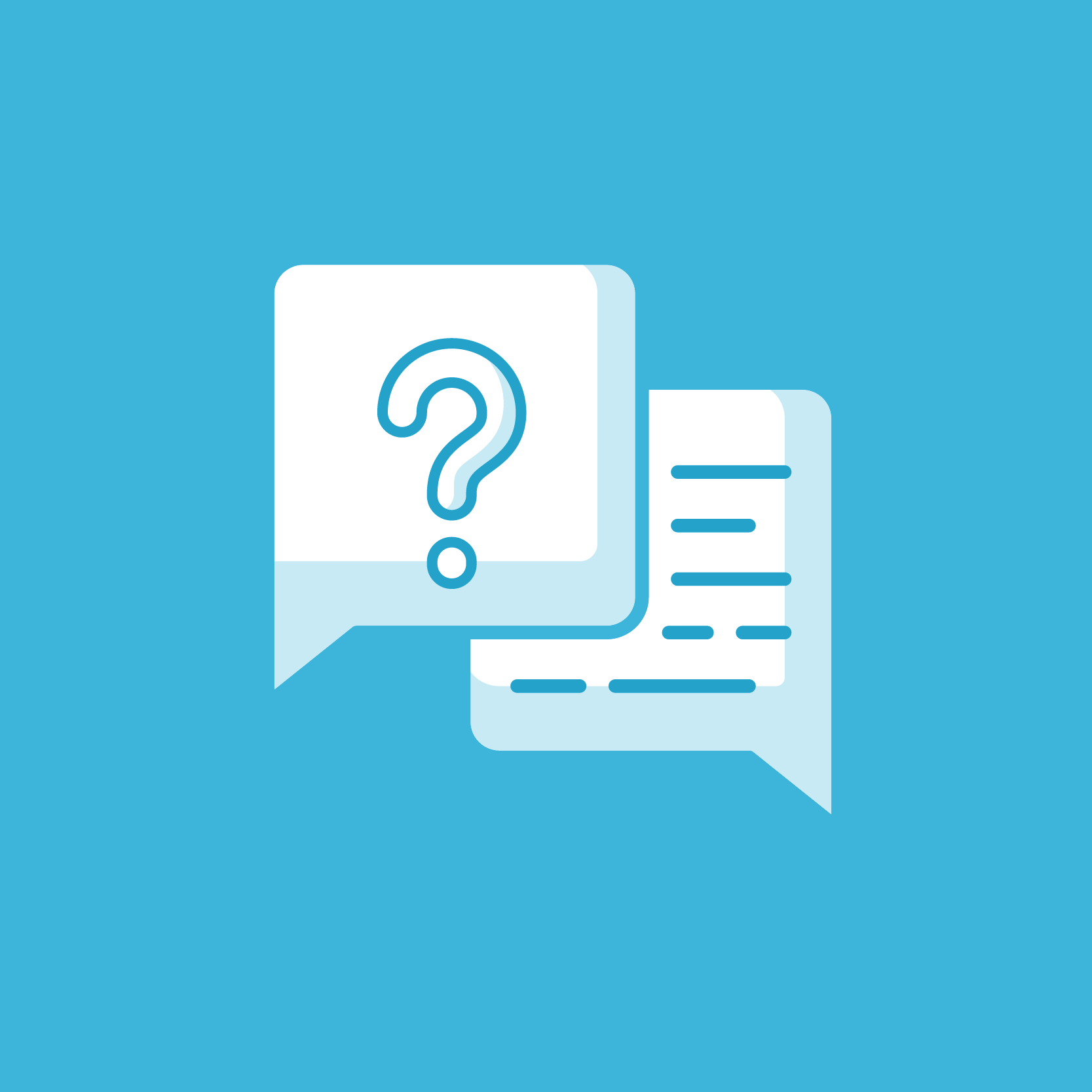 Image of conversation bubbles icon